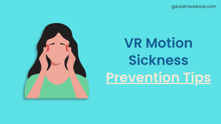 This is the banner image of vr motion sickness prevention blog.